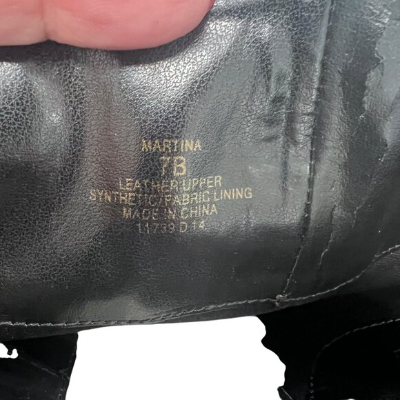 Ralph Lauren Martina Black Lace-Up Boots, size 7 - Picture 13 of 15